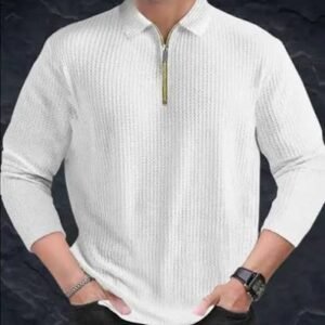 Full sleeve white t-shirt for mens