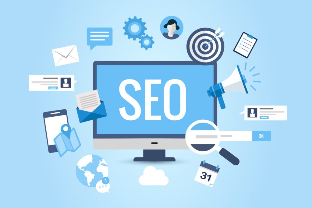 This informative graphic answer what is SEO by clearly displaying the text what is search engine optimization, serving as a visual guide for beginners.